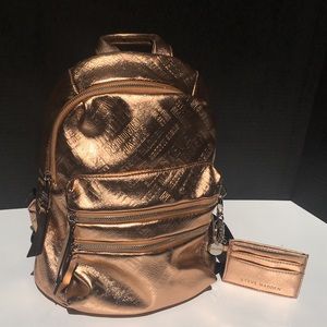 NWT Rose Gold Steve Madden Backpack!